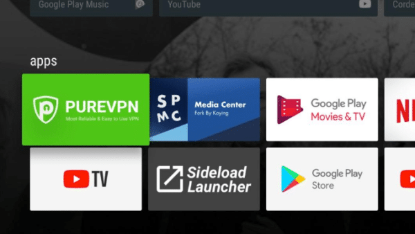 Installez l'application purevpn sur votre Android TV