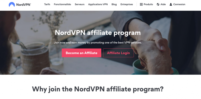 nord vpn programme affiliation